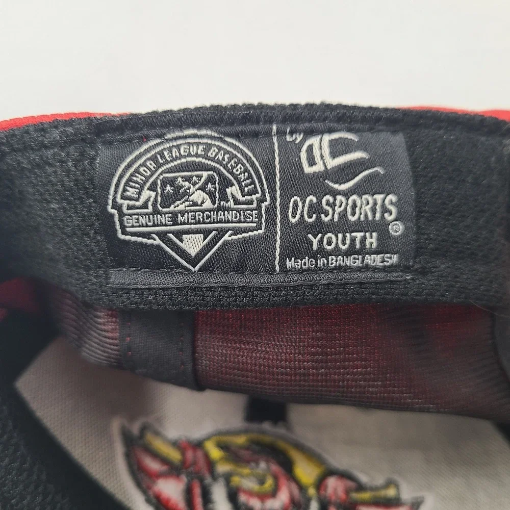 Youth‎ Rochester Red Wings Hat Adjustable OC Sports Red Black Boys MiLB Casual